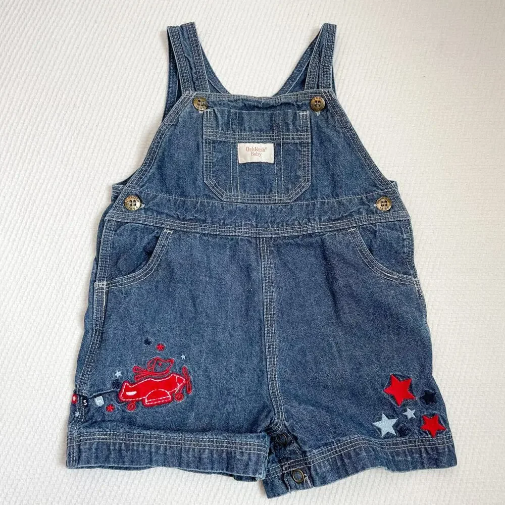Oshkosh Baby Vintage Patriotic Shortalls